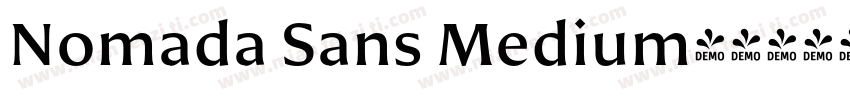 Nomada Sans Medium字体转换